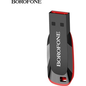 Borofone BUD2 32GB USB 2.0 Stick Μαύρο