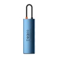 Baseus Metal Gleam Series 8in1 USB-C Docking Station με HDMI 4K PD Ethernet Μπλε  Baseus Metal Gleam Series 8in1 USB-C Docking Station με HDMI 4K PD Ethernet Μπλε