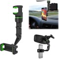 360 Multifunctional Rearview Mirror Phone Holder Compatible With All Cell Phones