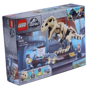 LEGO Jurassic World T Rex in der Fossilienausstellung 