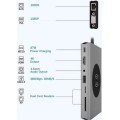  BX15W 15 in 1 USB - C HUB αντάπτορας για λάπτοπ με ασύρματη φορτιση 