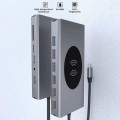  BX15W 15 in 1 USB - C HUB αντάπτορας για λάπτοπ με ασύρματη φορτιση 