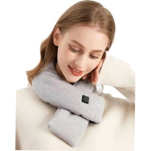 Smart heating scarf θερμοφορα και κασκόλ - λαιμού επαναφορτιζόμενη με μαλακό ύφασμα 